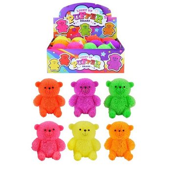 Stora Lysande Pufferbjörnar i Display (12-pack)