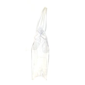 Lyxig Transparent Blockbottenp&aring;se med Stadigt Handtag 18,5x18cm (25 st)