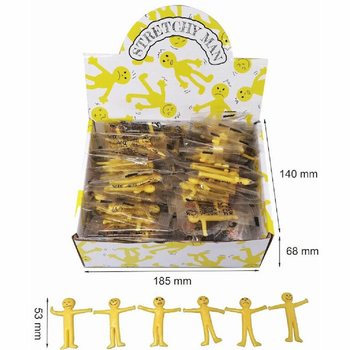 STRETCHIGA SMILEY-FIGURER - I DISPLAY (72 st.)