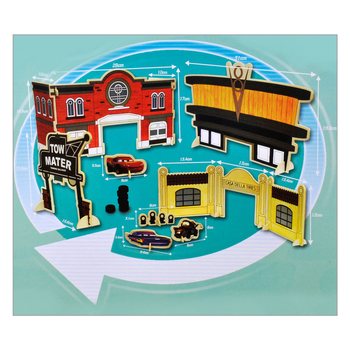DISNEY CARS - MEGA STORT TR&Auml;SET "G&Ouml;R DITT EGET CARS-SET"