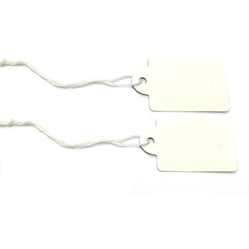 Smyckesetikett Miss Moneypenny - M&aring;tt 3x2,5 cm (100 st)