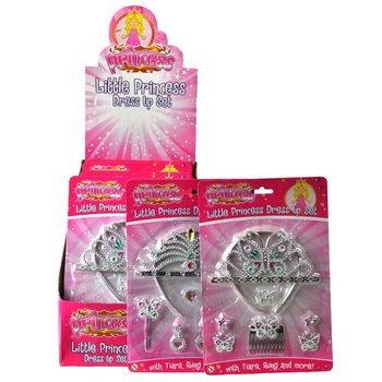 Prinsessa Tiara Set på Kort (24 st)