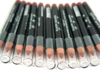 Läpp/Eyeliner Röd/Brun (12-pack)