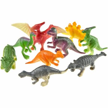 12 STYCKEN DINOSAURIE LEKSAKSFIGURER I F&Ouml;RPACKNING (6st.)