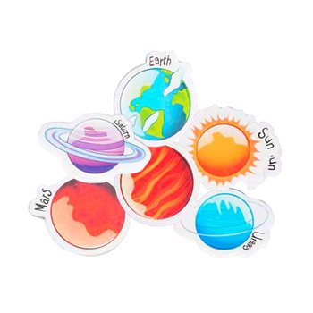 SUDDGUMMI PLANETER - I DISPLAY (24 st.)