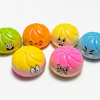 RAGE - Squishy Dumplings STOR (9 x 9 x 4 cm) - Viral 2026 Fidget Toy - MED HEADERKORT (24 st)