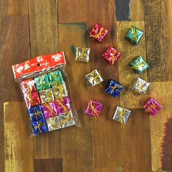 Julklappsdekorationer Mini (12-pack)