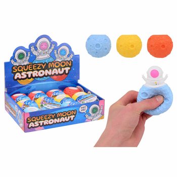 Astronaut Squeezy Moon Ball - I Display (12 st)