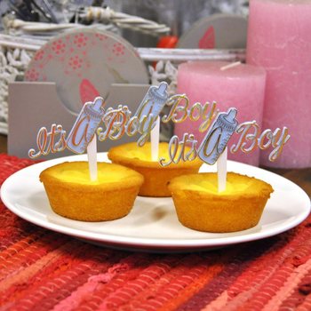 Muffinspinnar till F&ouml;delse - It's a Boy (12-pack)