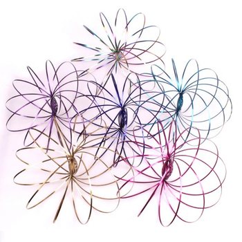 Magic Rings / Flow Rings - Kinetisk 3D Magisk Ring - MULTIF&Auml;RG | P&Aring; KORT (12 st)
