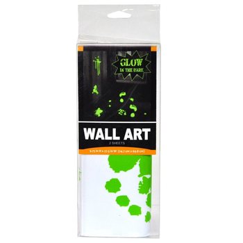 GLOW IN THE DARK V&Auml;GGDEKORATION STICKERS (6 st)