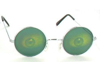 Hologramglas&ouml;gon med &Ouml;gon (25-pack)