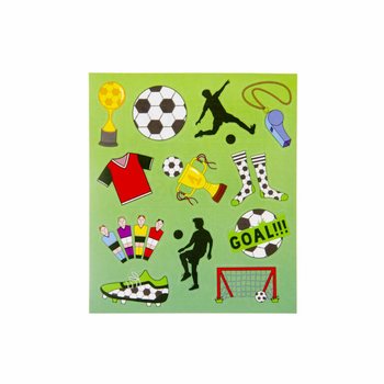 Fotboll Fun Stickers Display