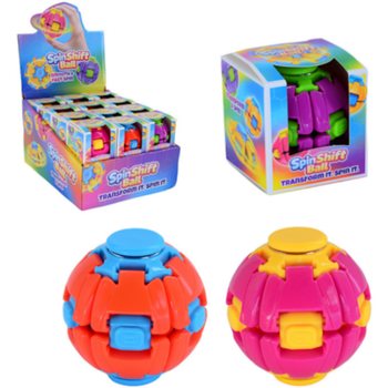 SPIN & POP FIDGET SPINNER BOLL - SPIN SHIFT BALL - I DISPLAY (24 st)