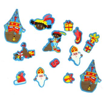 60 Sinterklaas & Piet Skumklisterm&auml;rken (3 set)
