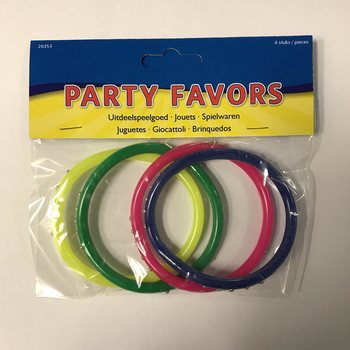 4-pack Barnarmband i Starka F&auml;rger (12 st.)