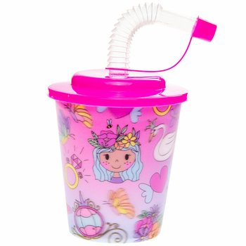 Prinsessa Dryckes- & Glassbägare med Sugrör (12-pack)