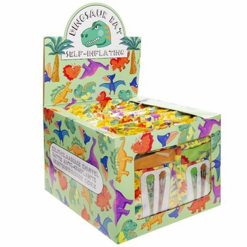 Sj&auml;lvuppbl&aring;sande Dinosaurieklubbor - Displaybox (48 st)