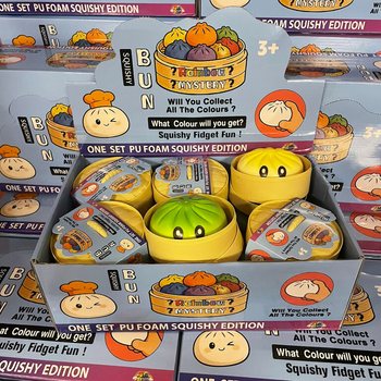 RAGE - Squishy Bun Dumplings STORA - ONE SET PU FOAM SQUISHY EDITION (12 st.)