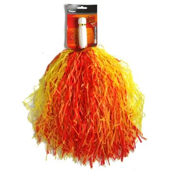 Cheerleader-pompoms p&aring; Karta (12 st)