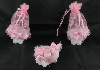 DEKORATION BARNVAGN - BABYROSA (20 st.)
