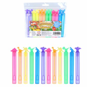 Färgglada Dinosaurie Såpbubblor Stav (12-pack)