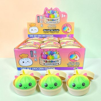 RAGE - Squishy Bun Dumplings STORA - UNICORN EDITION (8,5 x 8,5 x 7,5 cm) (12 st.)