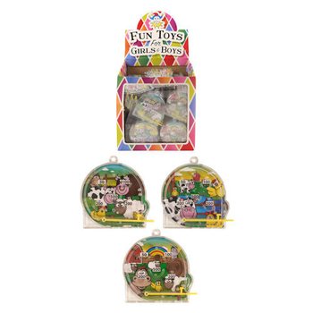 Fiskdamm Mini Flipper-spel Bondgårdsdjur i Display (108 st)