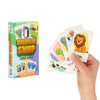 ANIMAL SNAP KORTSPEL - DJURKORTSPEL MED 36 KORT - I DISPLAY (12 ST)