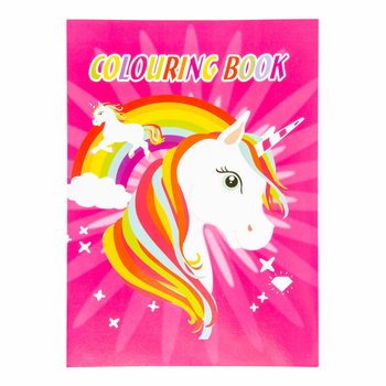 Unicorn M&aring;larbok A4 med Klisterm&auml;rken (12 stycken)
