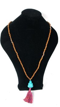 Ibiza-look Halsband Brun Buddha (1 st)
