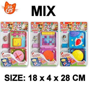 44 Cats Miao City på Karta – 18x4x28 cm – Mixade Modeller (40 st)