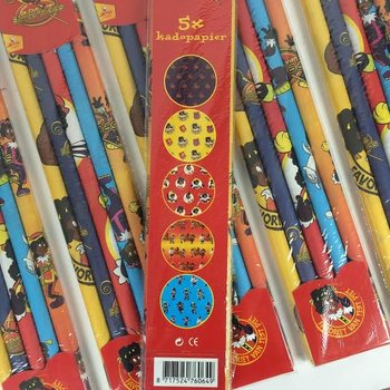 5-delat Presentpapper 'De Club van Sinterklaas'