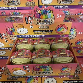 RAGE - Squishy Bun Dumplings STORA - UNICORN EDITION (8,5 x 8,5 x 7,5 cm) (12 st.)