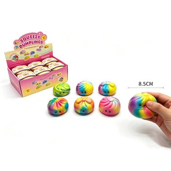 RAGE - Squishy RAINBOW Bun Dumplings STOR - PU FOAM (12 st)