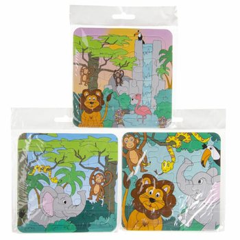 Mix Djungelpussel (14x14cm) - Storpack 50 st