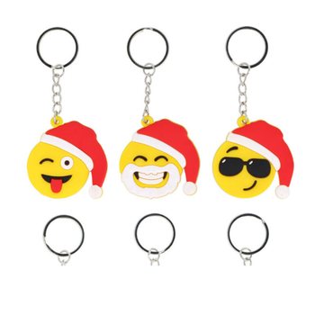 JUL-SMILEY NYCKELRINGAR (12 st.)