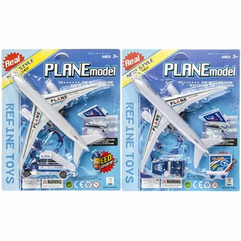 Lekset Flygplats med flygplan p&aring; karta