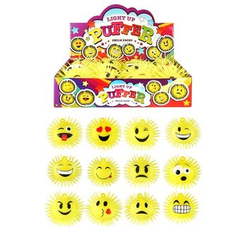 Lysande Smili Pufferbollar i Display (12 st.)