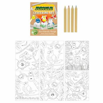 MILJ&Ouml;V&Auml;NLIG &ndash; Djungeldjur Ritset (25-pack)