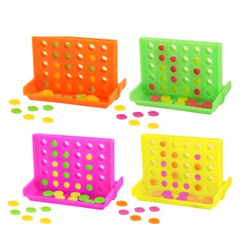 4 i Rad-spel i Display - Färgmix (52 st.)