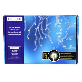 UTOMHUS JULBELYSNING - LJUSSLINGA MED 150 LED-LAMPOR 2,9 METER