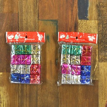 Julklappsdekorationer Mini (12-pack)