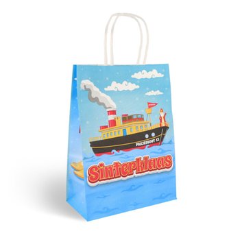 Presentp&aring;sar i Papper Sinterklaas / Sankt Nikolaus - 16x8x22 cm (12-pack)