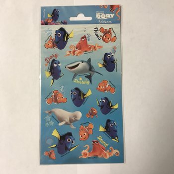 KLISTERMÄRKEN: DISNEY HITTA DORIS, 20 x 10 cm (10 st)