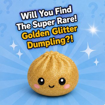 RAGE - Squishy SUGAR EDITION Bun Dumplings STOR (8.5 x 8.5 x 4.8 cm) - Viral 2026 Fidget Toy (12 st)