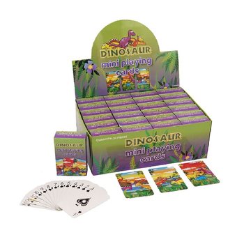 MINI SPELKORT – MODELL: DINOSAURIE I DISPLAY (24 st.)