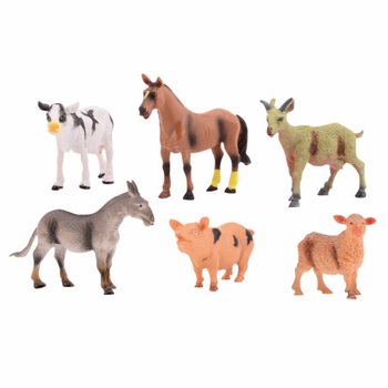ANIMAL WORLD - LEKSET MED 6 ST BONDEG&Aring;RDSDJUR LEKFIGURER (1 st)