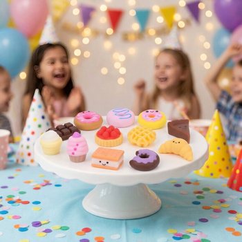 Squishy Efterr&auml;tter i Display (84 st) - Perfekt f&ouml;r Fiskdamm