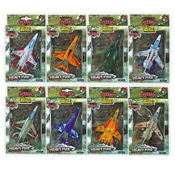 F16 Flygplan i Die-Cast Metall (6 st)